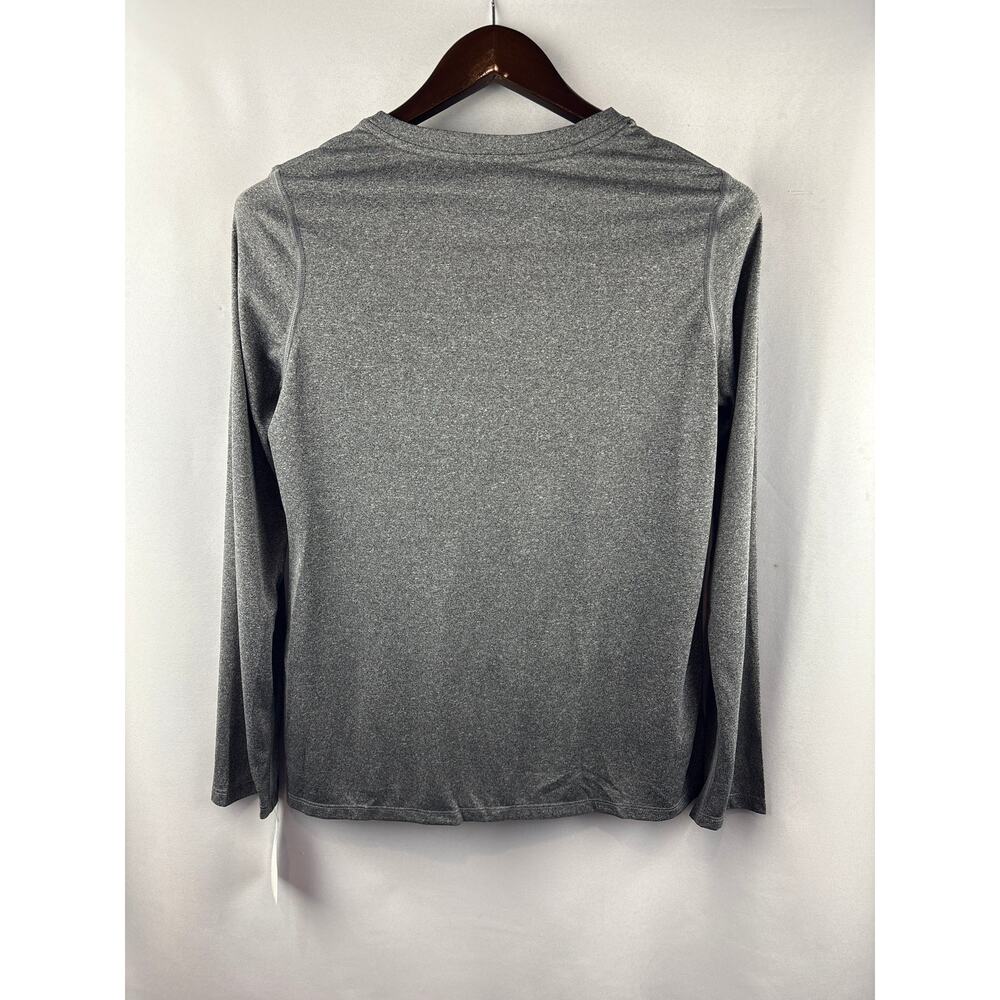 Women’s Hanes Sport Medium Heather Gray Long Sleeve - Picture 3 of 6
